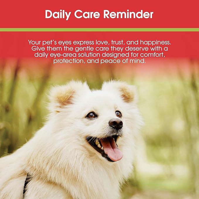 Pet Eye Relief Cream – Soothes Irritation & Moisturizes Dry Eyes – Dog Eye Cream, Cat Eye Ointment, and Pet Eye Care for Dogs, Cats & Horses – 7g Tube
