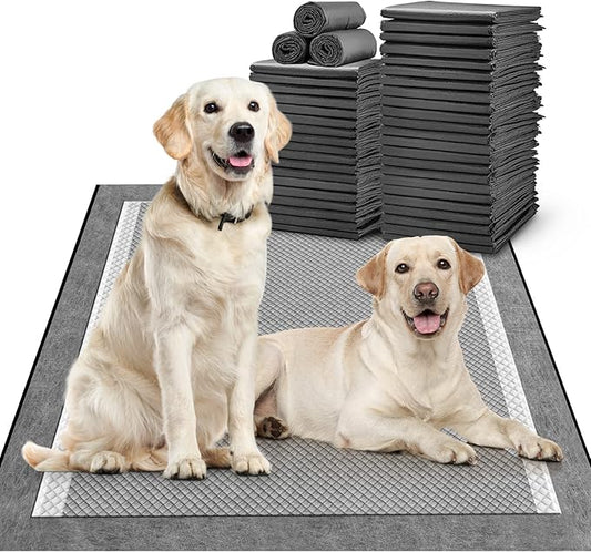 MIZOK Dog Pee Pads 30x36in Extra Large, Dog Pads Charcoal Odor Neutralizing, Pee Pads for Dogs Super Absorbent & Leak-Proof with Pheromone Attractant for Puppies, Disposable (35 Counts)