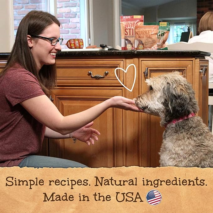 Happy Howie's Soft Meat Roll Treat - Soft Dog Food Rolls, Natural Ingredients, for All Dogs, Made in USA - Beef, Lamb, Turkey, 7 Oz (Pack of 6)