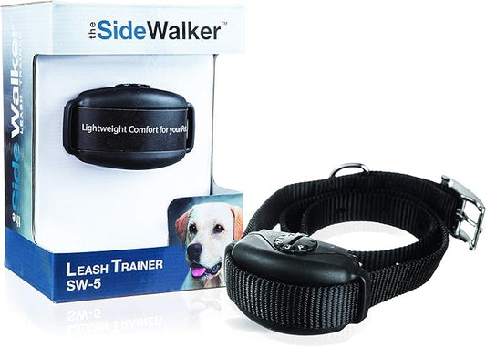 DogWatch SW-5 Dog Leash Trainer - Stop Dogs from Pulling on The Leash, Self Teaching Electronic Collar, 3 Levels of Static Stimulation, Vibration, Progressive Modes, Rechargeable, Waterproof