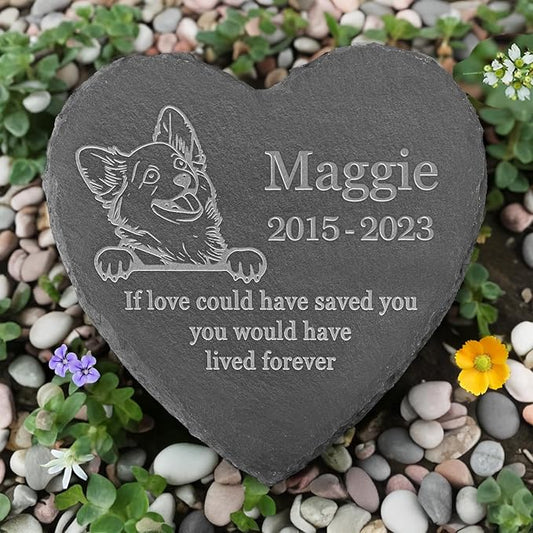 Corgi Memorial Gifts, Corgi Stone, Corgi Memorial Stone, Corgi Loss, Corgi Keepsake Memorial, in Loving Memory Corgi