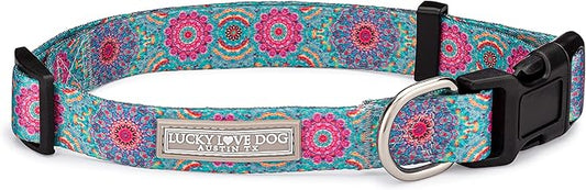 Lucky Love Dog - Adjustable Dog Collar with Easy Click Buckle for Small Dogs, Durable, & Comfortable for Male & Female Dogs, Pet Collar for Puppies & Adult Dogs - Clara, Small