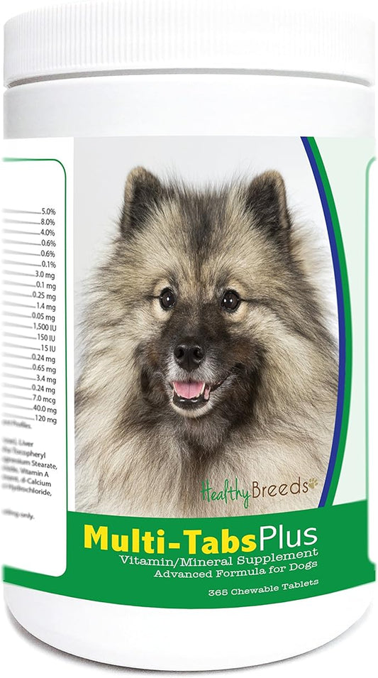 Healthy Breeds Keeshonden Multi-Tabs Plus Chewable Tablets 365 Count