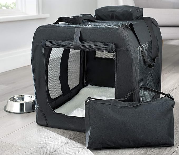 MOOL Lightweight Fabric Pet Carrier Crate for Dogs, Cats or Small Animals