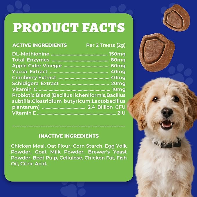 260 Bites Green Grass Bites for Dogs - Grass Savers for Dog Urine, Green Lawn Chews with Crabberry & Probiotic & Digestive Enzymes for Urinary Tract & Bladder - Chicken Flavor