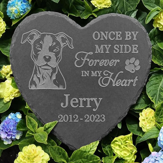 Pit Bull Memorial Gifts, Pit Bull Memorial Stone, Pit Bull Keepsake, in Loving Memory Pit Bull