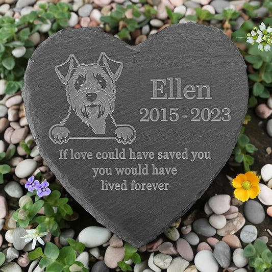 Airedale Terrier Memorial Stone, Airedale Terrier Outdoor Memorial, Airedale Terrier Loss Sympathy Gift, in Memory of Airedale Terrier
