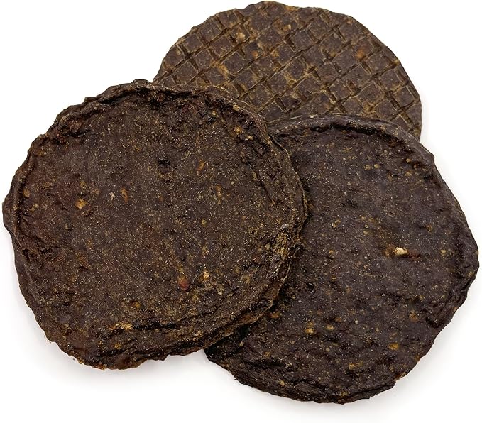 Pet 'n Shape All American Beef Lung Patties Dog Treats – Made and Sourced in The USA, 1lb Bag