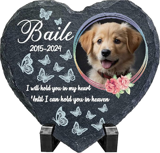 Dog Memorial Gifts for Loss of Dog Sympathy Gift,Dog Memorial Stone,Pet Memorial Gifts,Pet Loss Gifts,Pet Memorial Stones for Dogs Cemetery Decorations for Grave,Cat Memorial (bereavement gifts)