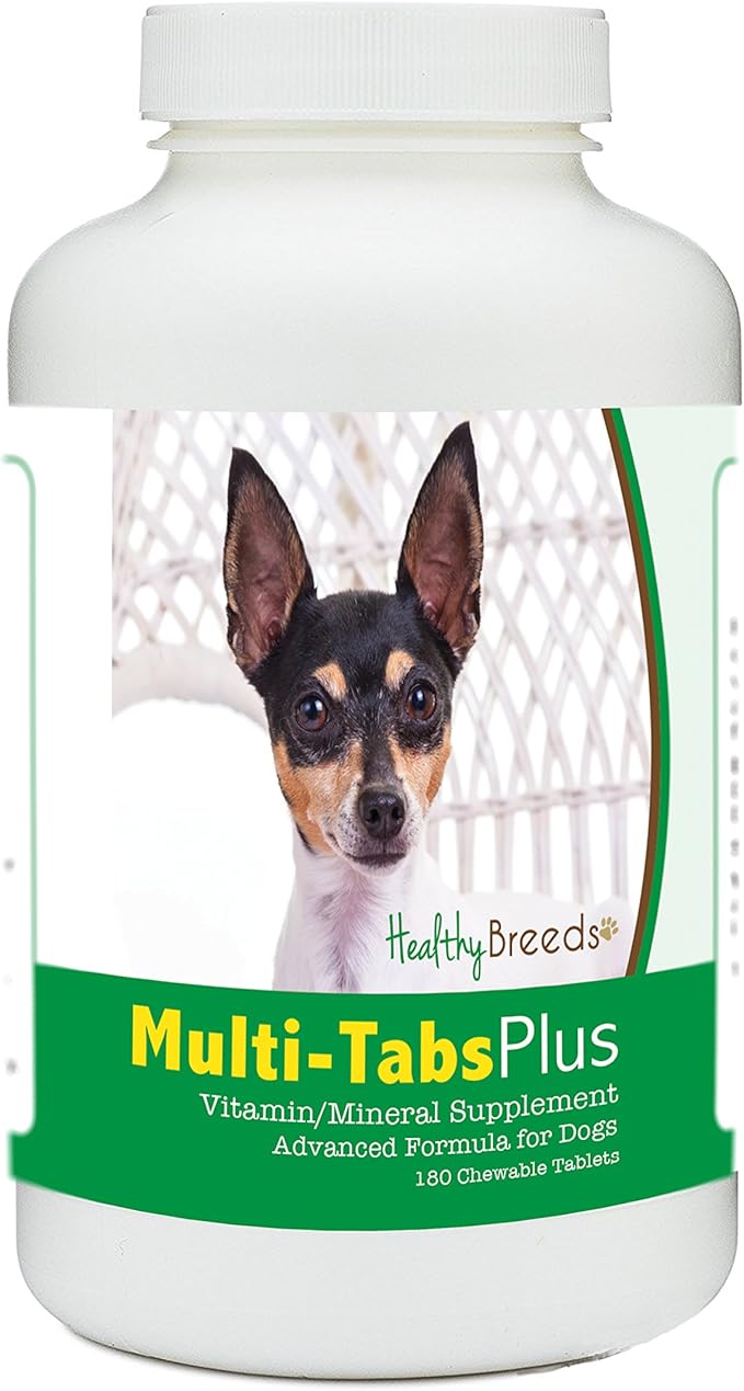 Healthy Breeds Toy Fox Terrier Multi-Tabs Plus Chewable Tablets 180 Count