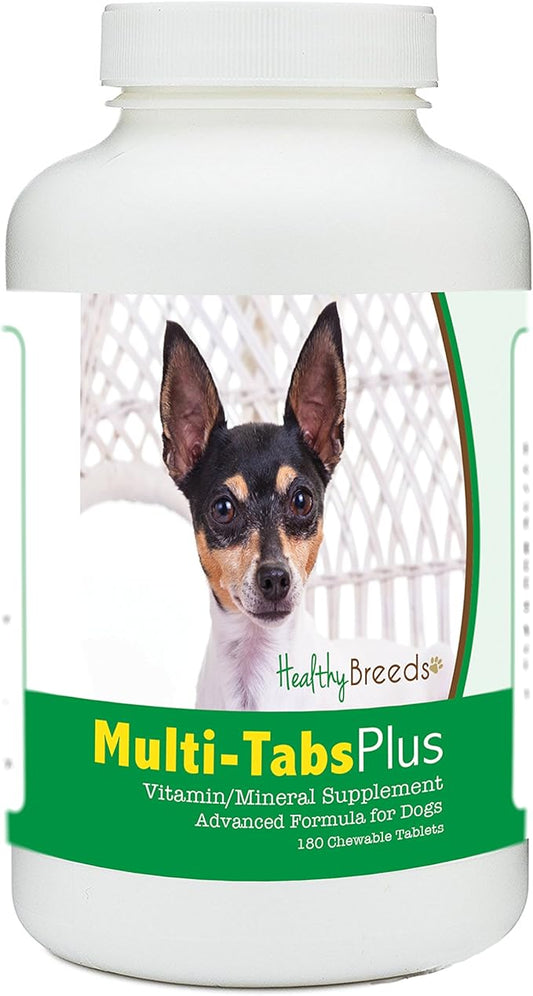 Healthy Breeds Toy Fox Terrier Multi-Tabs Plus Chewable Tablets 180 Count