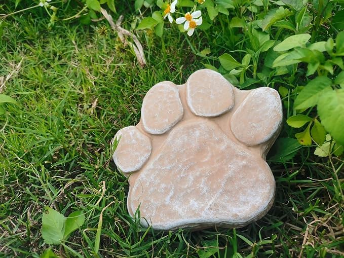 Personalized Dog Memorial Stones - Heartfelt Pet Memorial Stones for Dogs - Custom Dog Memorial Gifts - Eternal Garden Remembrance Stones for Beloved Pets - Engraved Sympathy Stones,Sand yellow