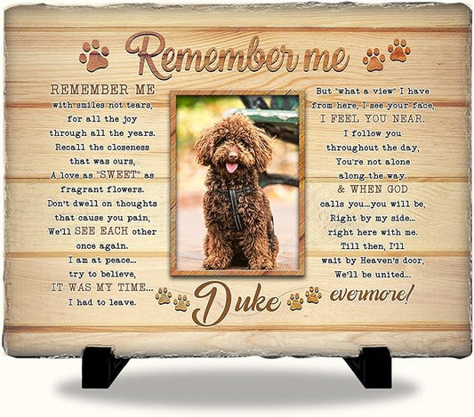 Custom Pet Memorial Personalized Cat Memorial Headstone | Personalized Gifts for Pet Owner In Memory of Dog Garden Stone | Best Remembrance Gifts In Loving Memory Dog Loss Gift for Pets Lover