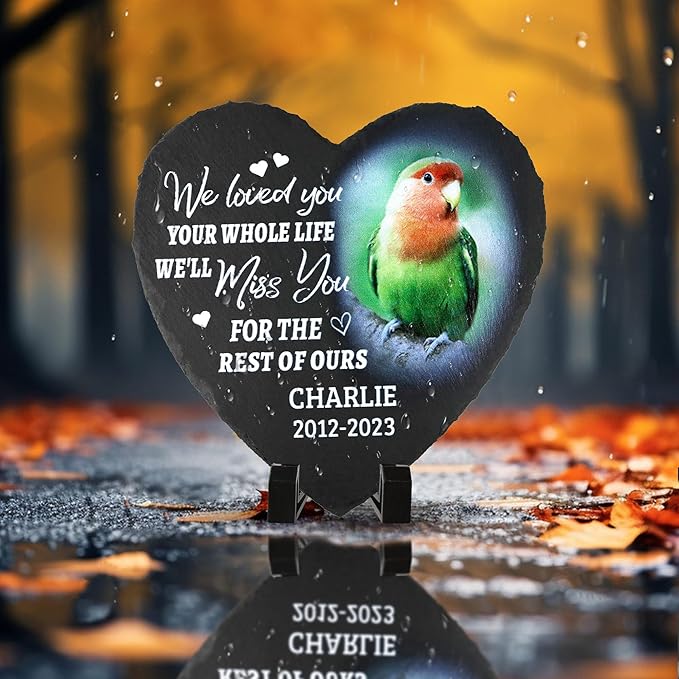 ODB Parrot Memorial Stone & Gifts - Loss Remembrance Tombstone & Grave Marker