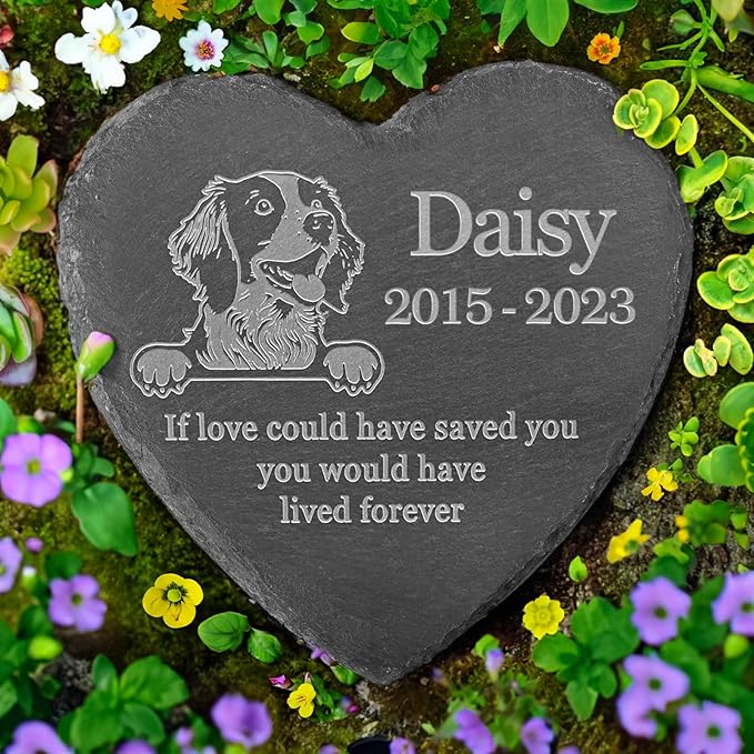 Personalized Brittany Spaniel Memorial, Brittany Spaniel Dog Memorial Stone, Loss of Brittany Spaniel, Brittany Spaniel Keepsake, in Loving Memory Brittany Spaniel