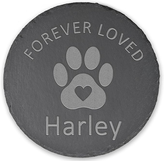 Pet Memorial Gift, Pet Memorial Stone, Sympathy Gift, Personalized Pet Memorial, Memorial Gift, Dog Memorial, Cat Memorial, Memorial Stone - Forever Loved