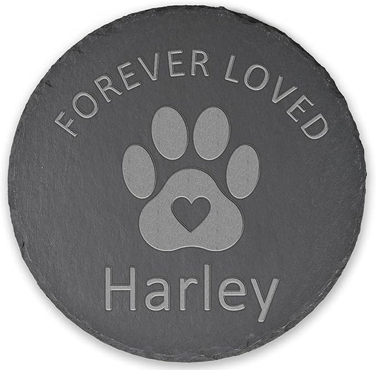 Pet Memorial Gift, Pet Memorial Stone, Sympathy Gift, Personalized Pet Memorial, Memorial Gift, Dog Memorial, Cat Memorial, Memorial Stone - Forever Loved