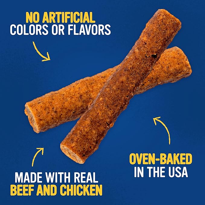 Blue Dog Bakery Protein Jerky Meat Sticks, Made w/USA Beef #1 Ingredient, Healthy Dog Treats, All Natural, 6 oz (Pack of 1)