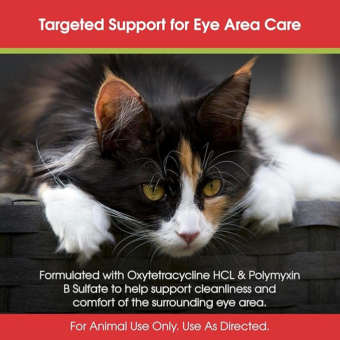 Pet Eye Relief Cream – Soothes Irritation & Moisturizes Dry Eyes – Dog Eye Cream, Cat Eye Ointment, and Pet Eye Care for Dogs, Cats & Horses – 7g Tube