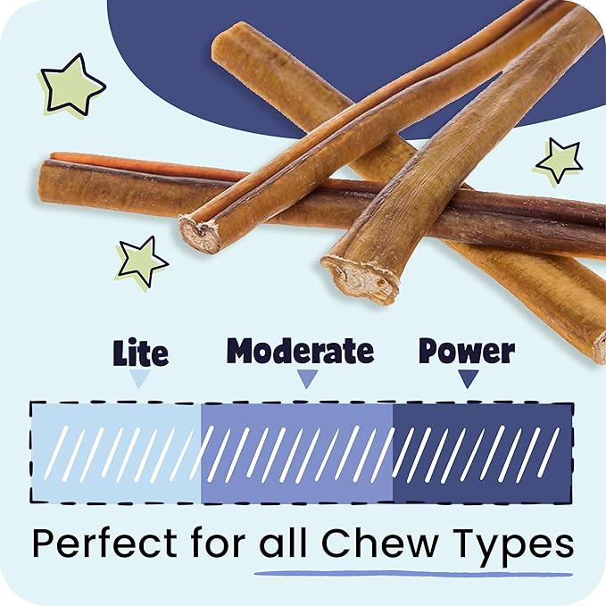 Pawstruck Natural 9” Braided Bully Sticks for Dogs - Tough, Long-Lasting, Rawhide-Free, Low Odor, Healthy Single Ingredient Chew Treat for Aggressive Chewers - 10 Count - Packaging May Vary