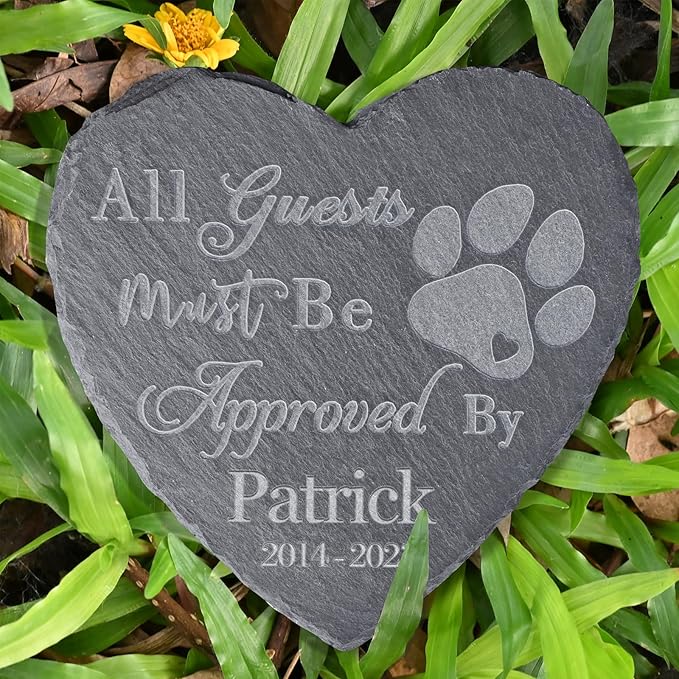 Pet Memorial Gifts for Loss of Dog, Personalized Dog Tombstone, Dog Headstone, Pet Memorial Stone, Pet Sympathy Remembrance Gifts, Personalized Loss of Pet Gifts, Passed Away Dog Gifts