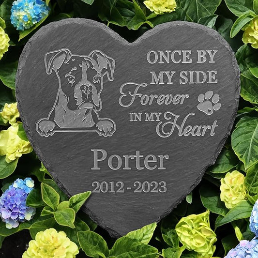 Boxer Memorial Gifts, Boxer Memorial Stone, Boxer Keepsake, in Loving Memory Boxer