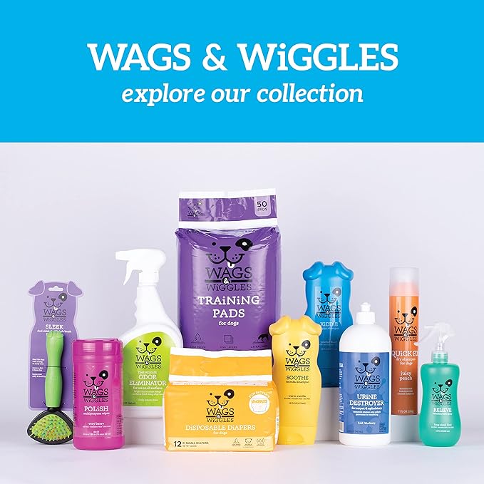 Wags & Wiggles Fragrance Mist for Dogs, Summer Strawberry Scent - Dog Grooming Waterless Spray - Easy and Convenient Way To Freshen Your Pet Without A Bath, 7 Fl Oz