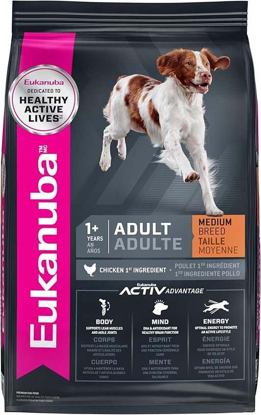 Eukanuba Adult Medium Breed Dry Dog Food, 16 lb Bag