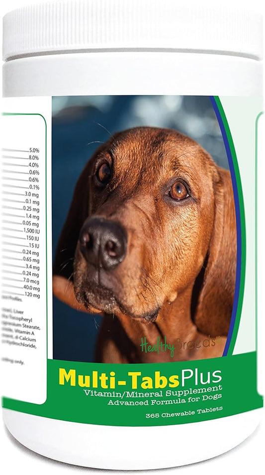 Healthy Breeds Redbone Coonhound Multi-Tabs Plus Chewable Tablets 365 Count