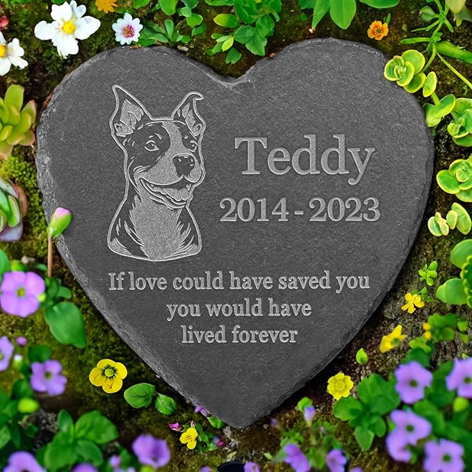 Personalized American Staffordshire Terrier Memorial, American Staffordshire Terrier Dog Memorial Stone, Loss of American Staffordshire Terrier, American Staffordshire Terrier Keepsake