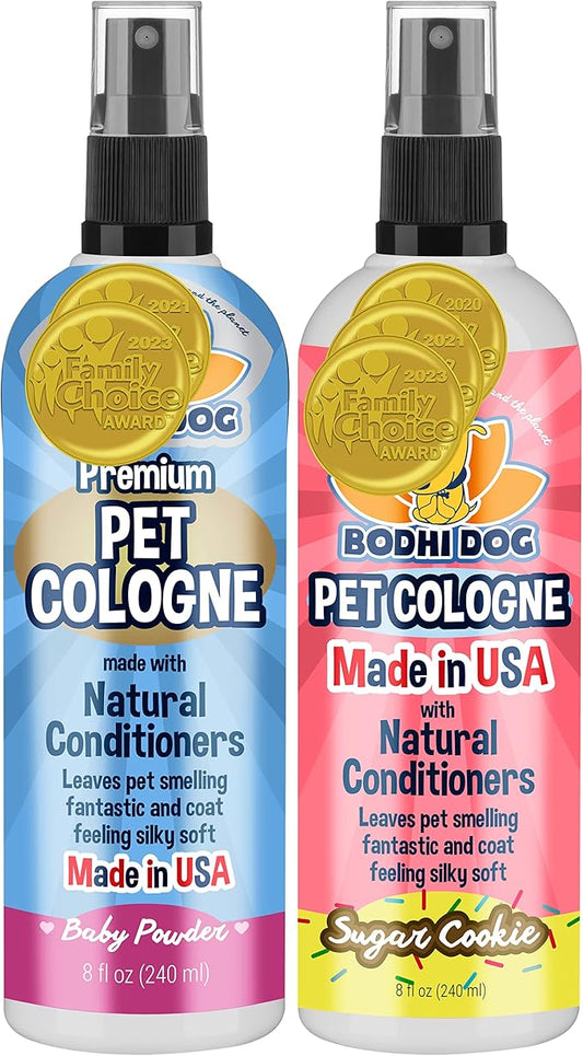 Bodhi Dog Baby Powder Cologne 8oz + Sugar Cookie Cologne 8oz Bundle