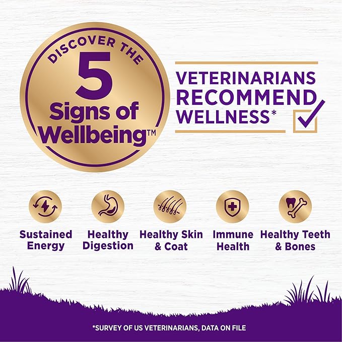 Wellness Complete Health Dry Dog Food, Wholesome Grains, Natural, Healthy Weight Chicken & Peas Recipe, (13-Pound Bag)