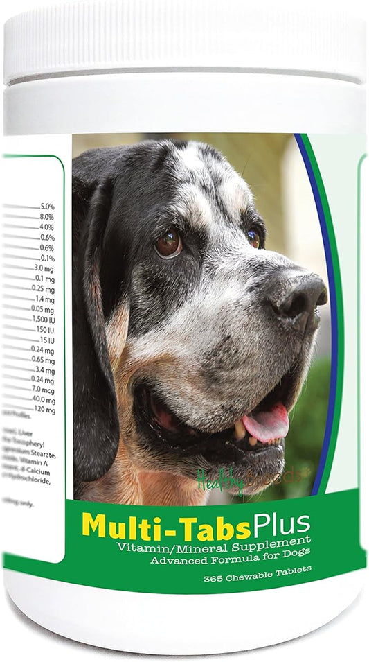 Healthy Breeds Bluetick Coonhound Multi-Tabs Plus Chewable Tablets 365 Count