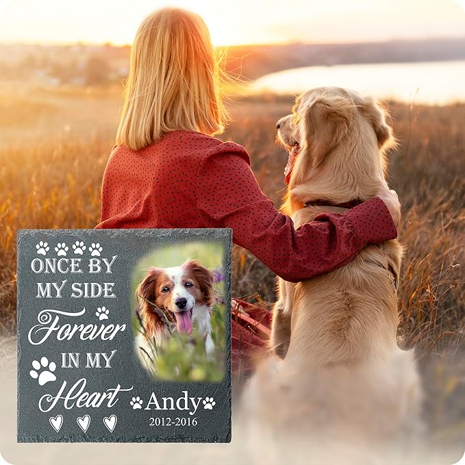 Memorial Gifts for Loss of Dog Custom Dog Memorial Stone, Pet Memorial Gifts, Pet Memorial Stones, Cemetery Decorations for Graves, Cat Memorial Gifts