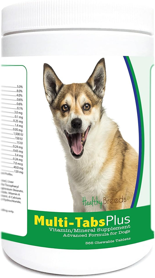 Healthy Breeds Norwegian Lundehund Multi-Tabs Plus Chewable Tablets 365 Count