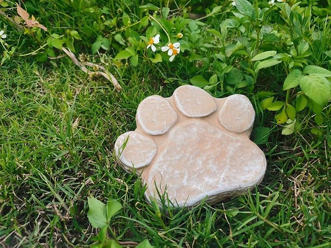Personalized Dog Memorial Stones - Heartfelt Pet Memorial Stones for Dogs - Custom Dog Memorial Gifts - Eternal Garden Remembrance Stones for Beloved Pets - Engraved Sympathy Stones,Sand yellow