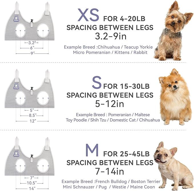 Dog Grooming Hammock Harness for Dogs & Cats with Pet Nail Clipper Trimmer - Cat Hanger Sling for Trimming Clipping Nails- Dog Hammock Restraint Bag for Small Medium Large pet （ Purple M）