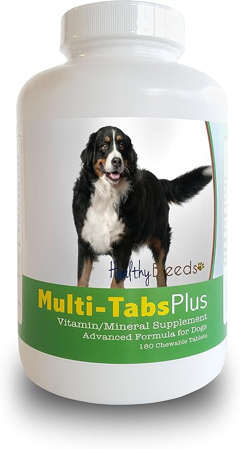 Healthy Breeds Bernese Mountain Dog Multi-Tabs Plus Chewable Tablets 180 Count
