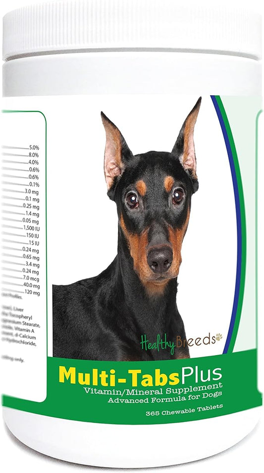 Healthy Breeds German Pinscher Multi-Tabs Plus Chewable Tablets 365 Count