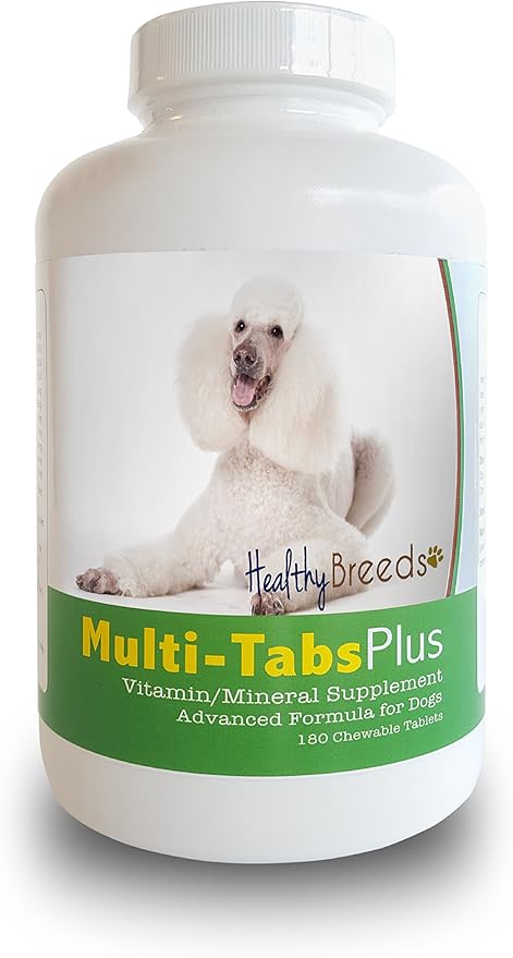 Healthy Breeds Poodle Multi-Tabs Plus Chewable Tablets 180 Count