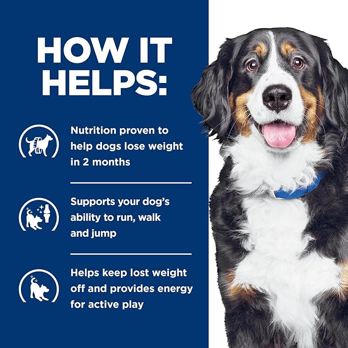 Hill's Prescription Diet Metabolic + Mobility, Weight + Joint Care Dry Dog Food, Chicken, 24 lb. Bag