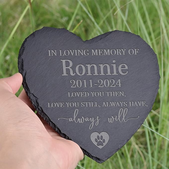 Pet Memorial Gifts, Pet Memorial Stone, Dog Memorial Stone, Dog Memorial Gifts for Loss of Dog, Cat Memorial Gifts, Pet Loss Gifts, Loss of Dog Sympathy Gift, In Memory of Pet - Love You Still