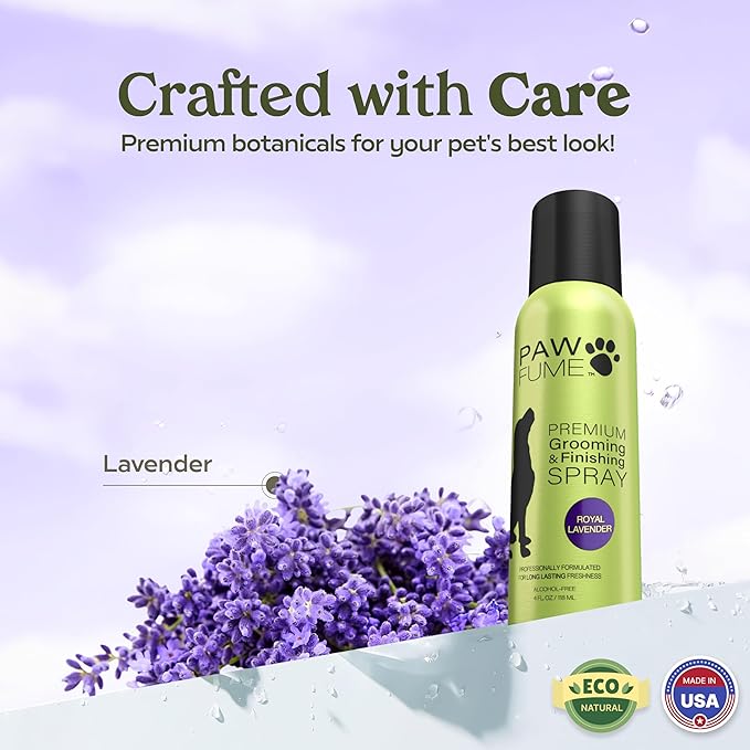 PAWFUME Premium Grooming Spray (Show Dog & Lavender)