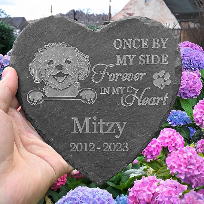 Maltese Memorial Gifts, Maltese Memorial Stone, Maltese Keepsake, in Loving Memory Maltese