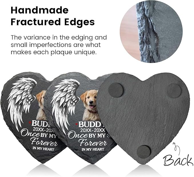 DIYKST Dog Memorial Gifts for Loss of Dog Sympathy Gift,Dog Memorial Stone,Pet Memorial Gifts,Pet Loss Gifts,Pet Memorial Stones for Dogs Cemetery Decorations for Grave,Cat Memorial (Memorial Gifts)