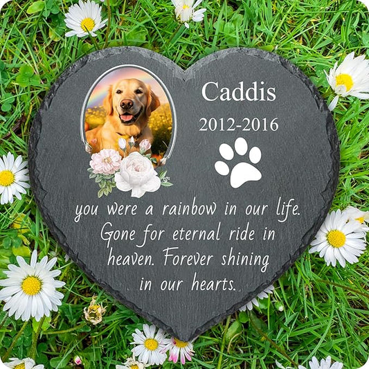 Memorial Gifts for Loss of Dog Custom Dog Memorial Stone, Pet Memorial Gifts, Pet Memorial Stones, Cemetery Decorations for Graves, Cat Memorial Gifts