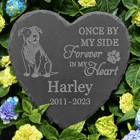 Pit Bull Memorial, Pit Bull Grave Stone, Pit Bull Passed Away, in Memory of Pit Bull
