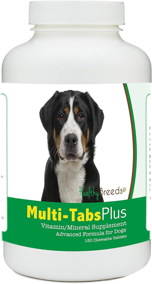 Healthy Breeds Greater Swiss Mountain Dog Multi-Tabs Plus Chewable Tablets 180 Count