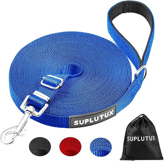 Long Leash for Dog Training - 16ft Adjustable Obedience Recall Dog Training Leash for Large Medium Small Dogs with Storage Pouch
