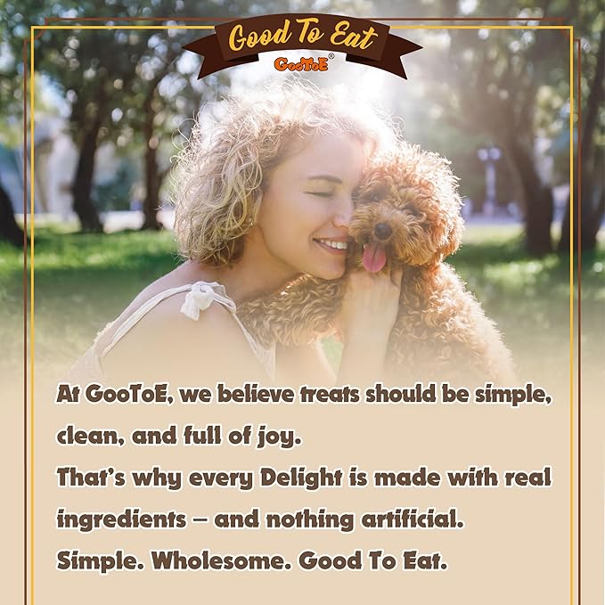 Gootoe Dog Treats, Chicken Jerky for Dogs - Premium Dog Training Treats; High-Protein, Gluten-Free, Hypoallergenic, Grain-Free, Chicken Sticks, 1.5 lb